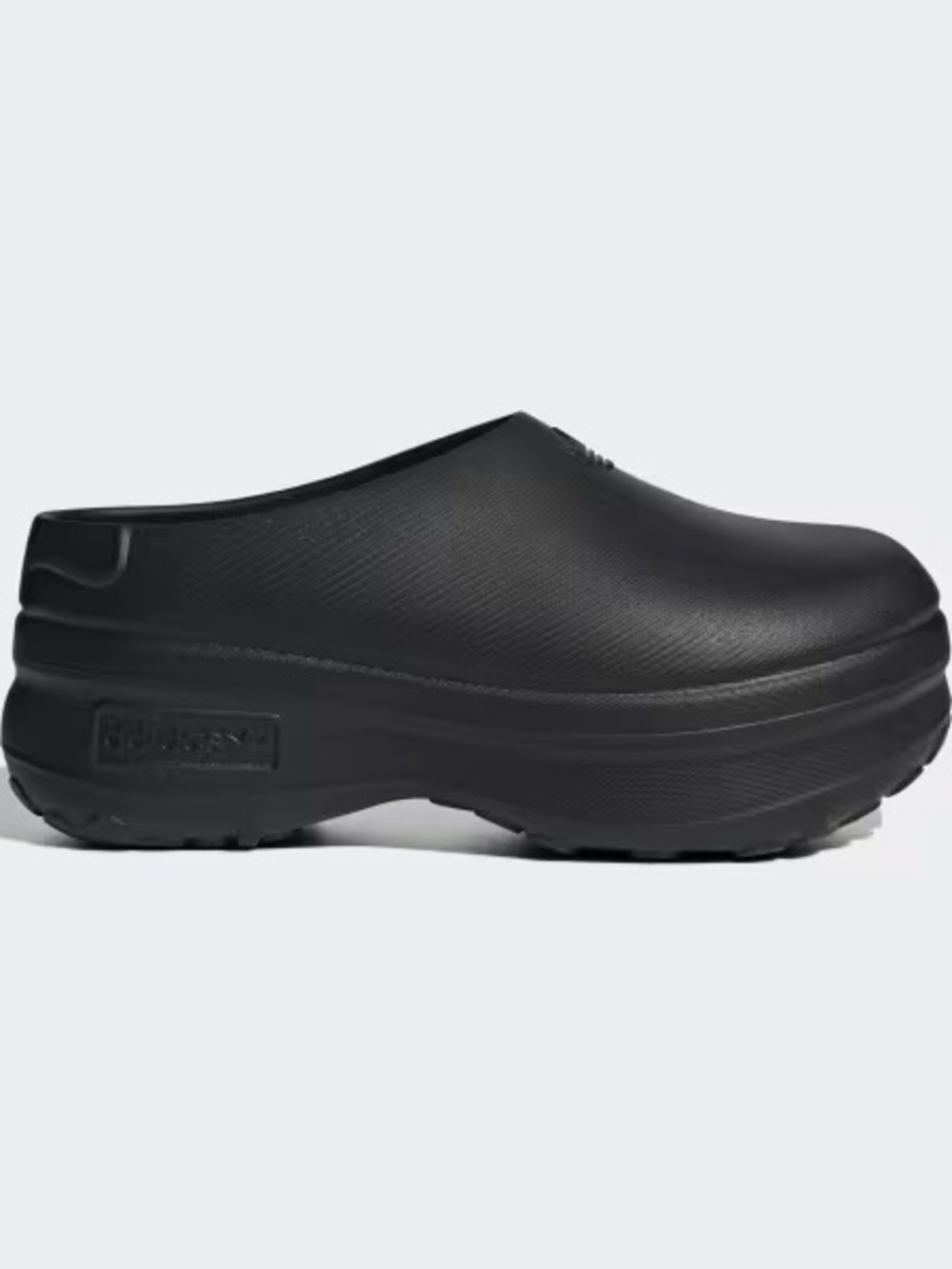 Adidas Originals AdiFOM Stan Mule IE4626 Black Slip-On Rubber Clog Womens size - Picture 2 of 6